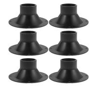 TOYZFRIENDY 6 Bocinas de Sonido para Cine y Casa Tweeter de Plástico de 95 MM Montaje de Tornillo Bocina de Altavoz de Agudos para Sistema de Audio Profesional 6 Piezas