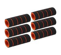 TOYZFRIENDY 6 Piezas Agarre Dominadas de Esponja para Barra 28-32mm Negro | Funda Antideslizante, Protección para Ejercicio en Casa y Gimnasio, Ajuste para Barras de Puerta