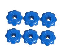 TOYZFRIENDY 6 Piezas Gas Cylinder Valve Handle Star Shaped Aluminum Handwheel Heavy Duty Tank Control Accessory For Easy Replacement And Maintenance In Laboratories And Workshops