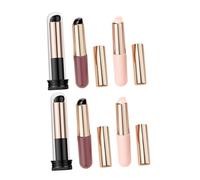 TOYZFRIENDY 6 piezas Pinceles Silicona para Uñas Herramienta Degradado Profesional para Manicura Pedicura Pinceles Acrílicos Aplicadores Suaves y Reutilizables