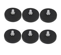 TOYZFRIENDY 6 Piezas Soportes Magnéticos con Base Recubiertos de Goma Resistentes al Agua y Desgaste para Montaje Techo de Coche Aptos para Luces Altavoces y Fijación de Cámaras Pack de