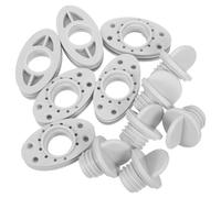 TOYZFRIENDY 6 Tapones Para Botellas De Agua Caliente Tapas A Prueba De Fugas Repuestos Para Botellas De Agua Caliente Color Gris