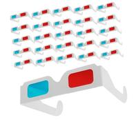 TOYZFRIENDY 70 Gafas 3D Para Cine Proyector De Películas Gafas De Papel De Cartón