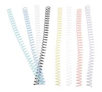 TOYZFRIENDY 8 Piezas De Encuadernaciones De Encuadernación En Espiral Peines De Encuadernación Bobinas De Anillas De Colores