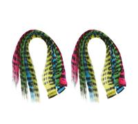 TOYZFRIENDY 8 Piezas Extensiones de Cabello Sintético Largas y Lisas con Diseño de Leopardo Clip sin Costuras para Mujeres Accesorios para Fiestas y Eventos Festivos