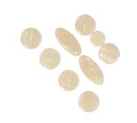 TOYZFRIENDY 9 piezas Botones para Teclas de Saxofón de Natural Accesorios para Saxofón Tenor y Soprano Almohadillas y Pulidas para Aliviar la Fatiga la Interpretación