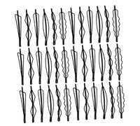 TOYZFRIENDY 90 Piezas Central de pelo negro pequeños clips para manualidades pasadores de pelo para mujer pinzas para el cabello de las mujeres clip de de frente femenina Metal