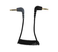 TOYZFRIENDY Adaptador Trs Trrs Cable de Micrófono Espiral Compatible con Rode Convertidor de Audio Antirruido para Grabación Smartphones y Dispositivos Auxiliares