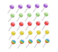 TOYZFRIENDY Adornos de Manicura DIY Azúcar 25 Piezas Pack Pequeño 3d Diseño de Dulces Niñas Fiestas Carnaval Accesorios para Uñas Decorativas