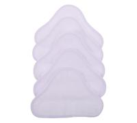 TOYZFRIENDY Almohadillas para Limpiadora a Vapor Triangulares Reutilizables 5 Piezas Lavables de Microfibra Paños Absorbentes para Mopa Compatible con H2O para Limpieza Profunda de Pisos