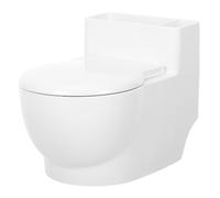 TOYZFRIENDY Ashtray Toilet Shape Wall Mounted Covered Retro Indoor Smoking Ash Holder Compact Space Saving Decorative Container For Home Office