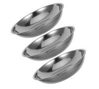 TOYZFRIENDY Bandeja para Báscula Digital de Cocina Acero Inoxidable 25 CM 3 Piezas Compatible Balanzas Electrónicas para Alimentos y Laboratorio Recipiente de Pesaje Preciso y Duradero