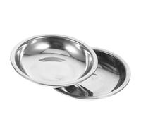 TOYZFRIENDY Bandejas para Báscula de Joyería 2 Piezas Acero Inoxidable Platos de Pesaje Precisos Accesorios para Básculas Electrónicas Uso en Laboratorio y Tienda