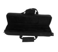 TOYZFRIENDY Bolsa de Transporte Diseño Simple en Tela Oxford Negra para Proteger Instrumentos Musicales Lugar para Flauta y Clarinete