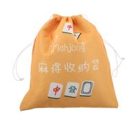 TOYZFRIENDY Bolsa para Mahjong con Cordon Bolsillo Organizador Grande de Tela Oxford para Almacenaje Seguro y Portátil de Fichas de Viajes y Hogar Bolsa Protectora Ligera y Resistente al Polvo