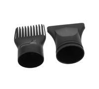 TOYZFRIENDY Boquillas para Secador de Pelo 2 Piezas Herramienta de Peluquería Plástico Duradero Boquilla Plana y Peine Accesorio para Secado y Peinado Profesional en Salón