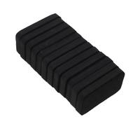 TOYZFRIENDY Borradores Magnéticos de Pizarra Blanca 12 Piezas Borrador Seco Rectangular de EVA Negro Herramienta para Borrar Pizarra en Oficina Aula y Hogar Accesorios Prácticos y