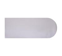 TOYZFRIENDY Calcomanía de Pizarra Blanca Autoadhesiva en Forma de Media Luna Borrable en Seco Tamaño Pequeño 40X16 CM Color Rosa Claro para Oficina y Escuela Adhesivo Extraíble sin