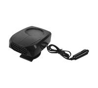 TOYZFRIENDY Calentador de Coche 12v Portátil Negro Función Descongeladora y Desempañador, Base Giratoria 360° y Ajuste de Calor de 2 Velocidades para Invierno y Viajes Seguros