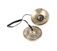 TOYZFRIENDY Campana de Meditación para Yoga de Cobre Puro Instrumento de Percusión Hecho Mano Campana Budista Portátil para Armonizar Estados de Ánimo y Energía Positiva