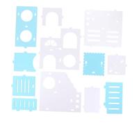 TOYZFRIENDY Casa para Hámster de Dos con Túnel Divertido Juguete de Escondite para Roedores Pequeños como Hámsters y Ratones Diseño Saludable Que Alivia el Estrés y Promueve la Felicidad