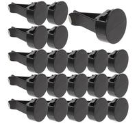 TOYZFRIENDY Clips para Ventilación de Coche 100 Unidades Negro Soporte para Ambientador, Accesorios de Aire Acondicionado de Automóvil, Uso Interior para Temporada Todo el Año, Compatibles