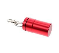 TOYZFRIENDY Comedero para Loros y Cotorras con Tarro de Alimentación Resistente Dispensador de Snacks para Entrenamiento de Aves Pequeñas Contenedor Duradero y Práctico Color Rojo