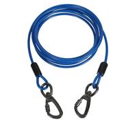 TOYZFRIENDY Correa para Perros De Cuerda De Tracción Resistente Doble Gancho De Aleación, 5 Mm x 3 M, y Antiedad para Paseos y Entrenamiento Diaria