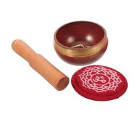 TOYZFRIENDY Cuencos Cantores Nepalíes Chakras Martillo y Cojín Cuenco de Multifuncional para Yoga Sueño y Alivio del Estrés Portátil