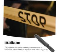 TOYZFRIENDY de Cinturón de Seguridad Retráctil Ajustable para Barreras de Construcción Accesorio Resistente y Fácil de Instalar para Divisores de Línea