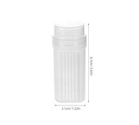 TOYZFRIENDY de de Plástico Transparente 5 Ranuras Paquete de 6 Unidades Tanque de Laboratorio Frasco Coplin Uso Profesional en Biología y Patología