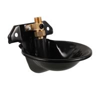 TOYZFRIENDY Dispensador de Agua Automático para Ganado Válvula de Cobre, Abrevadero para Vacas y Ovejas, Tanque de Plástico Reforzado, Suministro Estable para Uso Agrícola y Ganadero