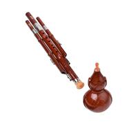 TOYZFRIENDY Flauta Hulusi para Principiantes de Cucurbitáceas China Buen Sonido y Portátil, Instrumento Tradicional Chino para Práctica Diaria y Presentaciones Formales