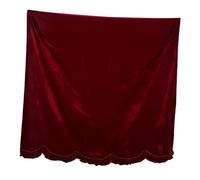 TOYZFRIENDY Funda de Terciopelo para Piano Vertical Completa Antipolvo Suave con Ribete de Macramé Decorativo Reutilizable y Lavable Protección para Piano de Pared y Escenario