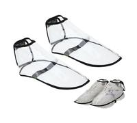 TOYZFRIENDY Fundas Transparentes para Zapatos de Peluquería Profesionales TPU Antideslizantes, Talla S, Accesorios de Barbería para Mantener el Cabello Fuera del Calzado en Salones y Trabajos