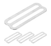 TOYZFRIENDY Hebillas de Retención para Cinturón de Lastre de Buceo 4 Piezas Acero Inoxidable 1,5 X 5 Cm Sujetador Seguro para Accesorios de Buceo y Equipo Submarino