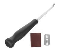TOYZFRIENDY Herramientas de Corte para Masa y Pan Cuchillo de con Mango Ergonómico Negro Diseño Europeo para Repostería y Panadería Fácil de Usar y Preciso para Forma y Recortar Masas la