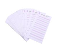 TOYZFRIENDY Hojas de Presupuesto Diario 60 Unidades Tarjetas de Consumo Violetas Insertos para Planificador de Presupuesto Papel para Gestión Financiera Doméstica y Oficina en Casa