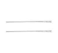 TOYZFRIENDY Horquillas Metálicas Chinas Tradicionales de Aleación 2 Piezas Accesorio Minimalista para Moños Pinza para Cabello Plateada Adecuado para Peinados Casuales y Formales