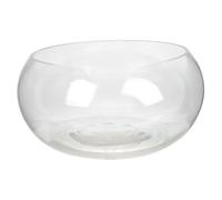 TOYZFRIENDY Jarrón Pecera de Transparente Pecera Redonda para Escritorio y Mesa Contenedor Hidropónico Decorativo para Peces y Vegetación Adecuado para Oficina 1 Pieza