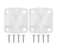 TOYZFRIENDY Juego de 2 Bisagras de Montaje de Plástico Resistentes con Tornillos para Neveras Portátiles y Congeladores Pequeños, Piezas de Repuesto para Enfriador, Accesorios para Camping