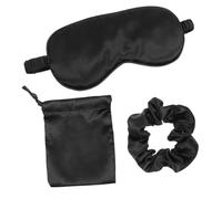 TOYZFRIENDY Juego de 3 Antifaces para Dormir de Seda Artificial Diadema y Bolsa, Ayuda a Descansar y Calma el Tejido Facial, Adecuado para Viajar y Aliviar Dolores de Cabeza