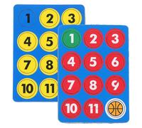 TOYZFRIENDY Kit de 24 Piezas Magnéticas para Tablero de Baloncesto Accesorios para Entrenamiento Deportivo Imanes Compactos para Planificación Estratégica en Equipos Profesionales y