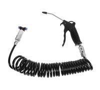 TOYZFRIENDY Kit de Pistola de Soplado de Aire para Camión con Manguera Espiral de Metros Herramienta Neumática Resistente para Limpieza de Cabinas y Eliminación de Polvo Vehículos y Áreas de