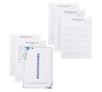 TOYZFRIENDY Kit de Práctica para Extensiones de Pestañas Tamaño 29X21 CM Hojas de Papel Guía de Diseño y Materiales de Entrenamiento para Principiantes en Aprendizaje Personal