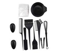 TOYZFRIENDY Kit para Teñir el Cabello Herramientas Profesionales 12 Piezas Plástico sin Olor Uso Salón y Hogar Cepillo Bol Mezclador Accesorios Peluquería Spa