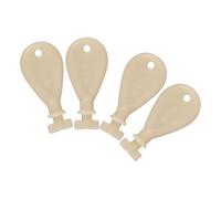 TOYZFRIENDY Llave para Dispensador de Toallas y Papel Higiénico de Plástico Juego de 4 Piezas Blancas Compatible Cajas y Portarrollos Comerciales Herramienta de Apertura para Baños y Uso