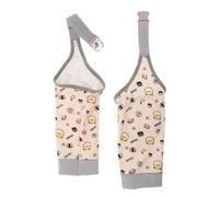 TOYZFRIENDY Mangas de Recuperación para Perros XXL, Codera Ajustable de Tejido Elástico Amarillo para Patas Delanteras, Protección Postoperatoria contra Heridas y Lamidos para Perros Medianos