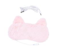 TOYZFRIENDY Máscara para Dormir de Franela y Pp en Color Rosa, Refrescante y Mejora la Vista, Adecuado para Usar en Casa Antes de Dormir