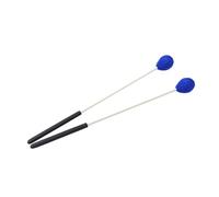 TOYZFRIENDY Mazos de Percusión con Cabeza de Lana Azul de Accesorios para Instrumentos Musicales Baquetas Profesionales para Batería y Percusión Regalo para Bateristas y Estudiantes